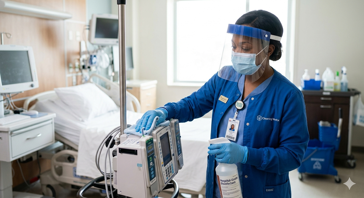 EVS-opleiding in de gezondheidszorg voor schoonmaak en infectiebeheersing in ziekenhuizen