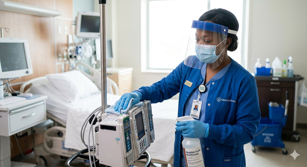 EVS-opleiding in de gezondheidszorg voor schoonmaak en infectiebeheersing in ziekenhuizen